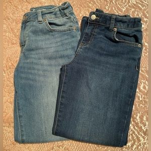 Girls Cat & Jack Ultimate Stretch Skinny Jeans 2 pack Bundle Size 14